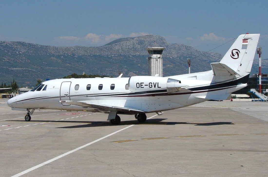 Cessna 560XLS Citation Prince Aviation OE-GVL Split_Resnik (SPU/LDSP) August_04_2012