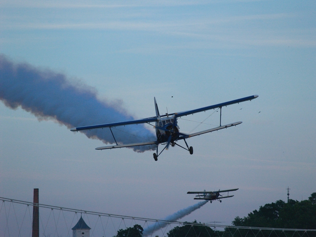 Antonov An-2, 9A-DAV & 9A-DAM, Air-Tractor, In war against mosquitos, Osijek-2006.