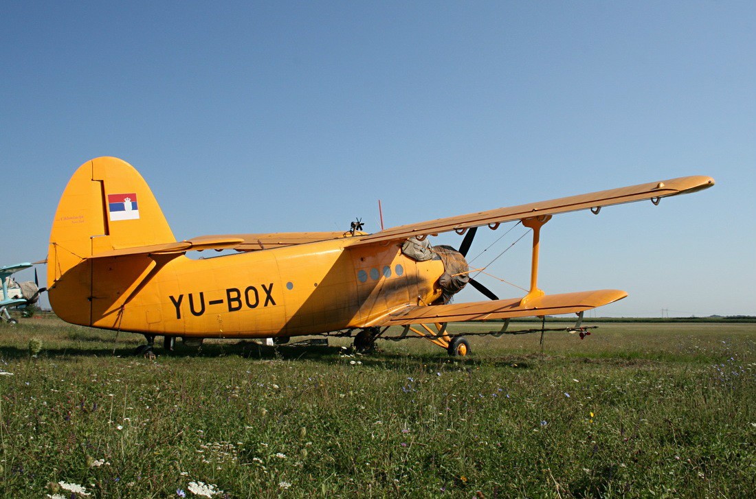 Antonov An-2 YU-BOX Ciklonizacija N. Sad-Cenej (LYNS) August_13_2013