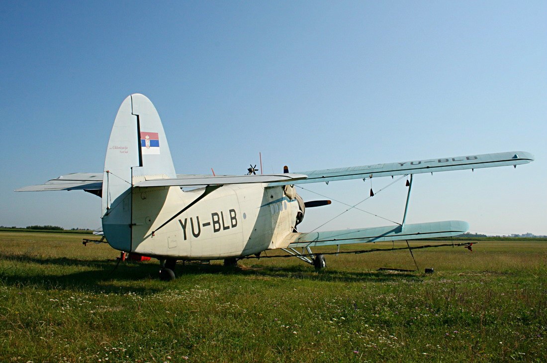 Antonov An-2 YU-BLB Ciklonizacija N. Sad-Cenej (LYNS) August_13_2013
