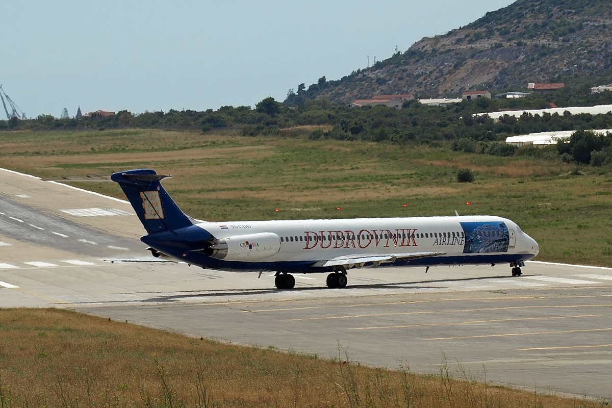 MD-82 (DC-9-82) Dubrovnik Airline 9A-CDD Split_Resnik August_9_2008