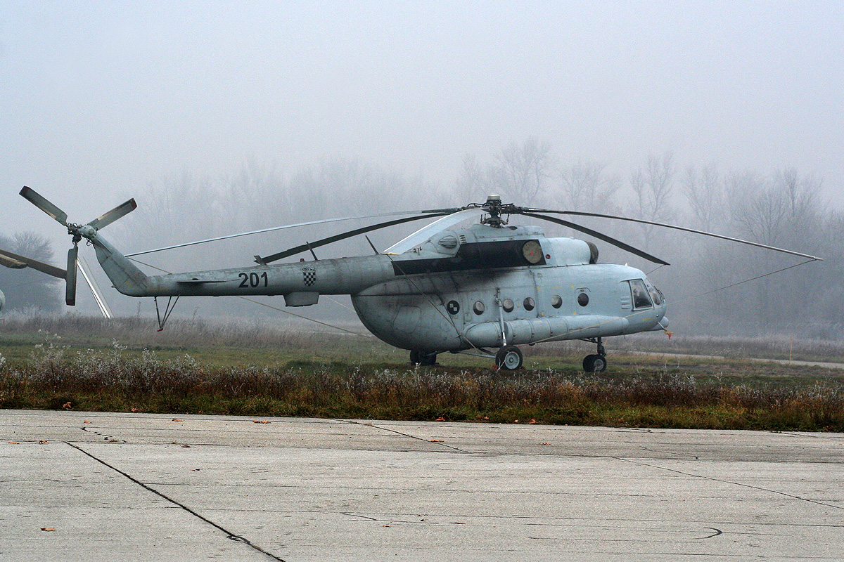 Mil Mi-8MTV-1 Croatia Air Force 201 Zagreb_Pleso (ZAG/LDZA) December_13_2013
