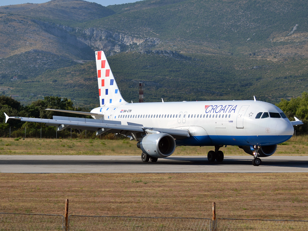A320-214 Croatia Airlines 9A-CTK Split_Resnik (SPU/LDSP) August_04_2012
