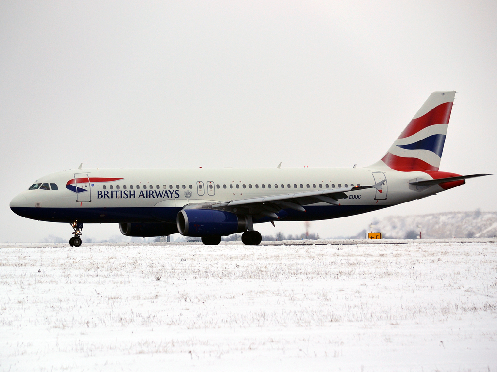 A320-232 British Airways G-EUUC Prague_Ruzyne (PRG/LKPR) January_20_2013