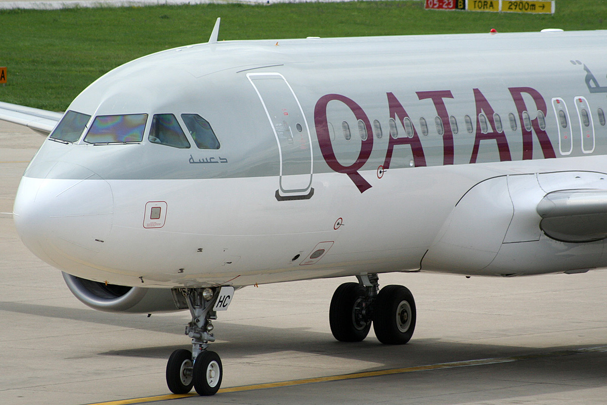 A320-232 Qatar Airways A7-AHC Zagreb_Pleso (ZAG/LDZA) June_13_2012