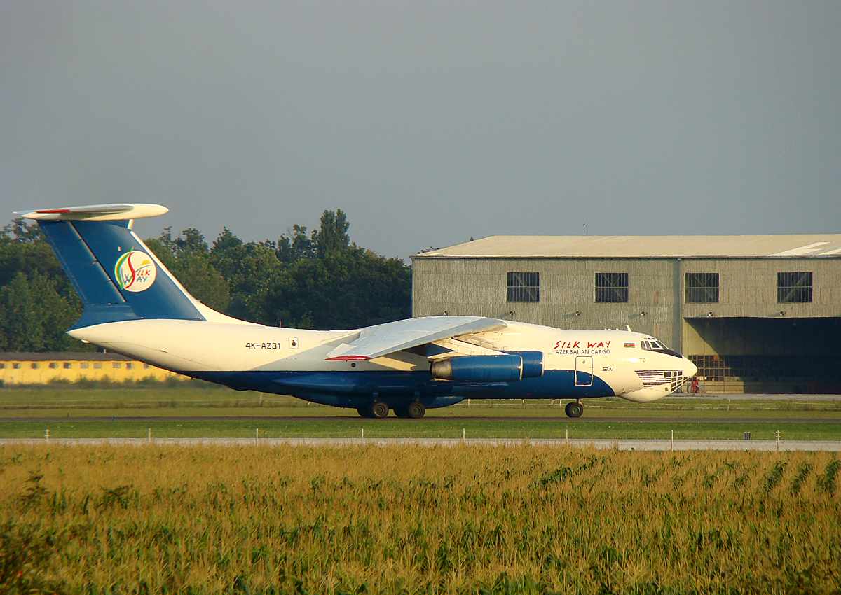 Ilyushin Il-76TD Silk Way Airlines 4K-AZ31 Zagreb_Pleso (ZAG/LDZA) July_29_2008