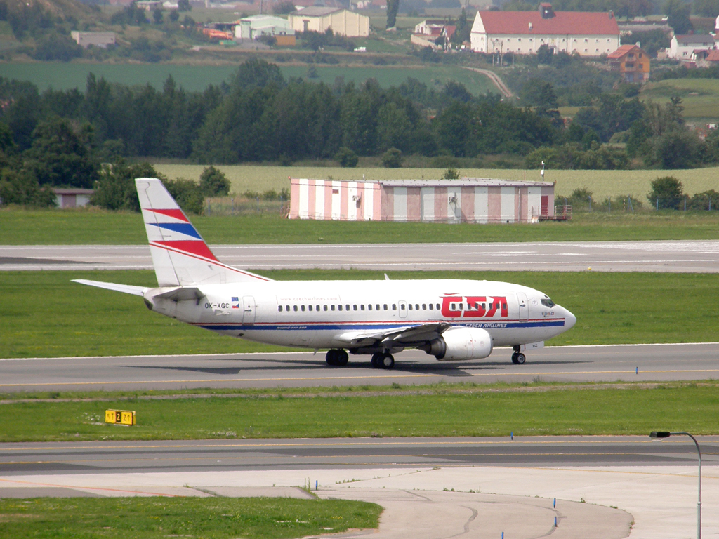 B737-55S ČSA - Czech Airlines OK-XGC Prague_Ruzyne July_02_2009