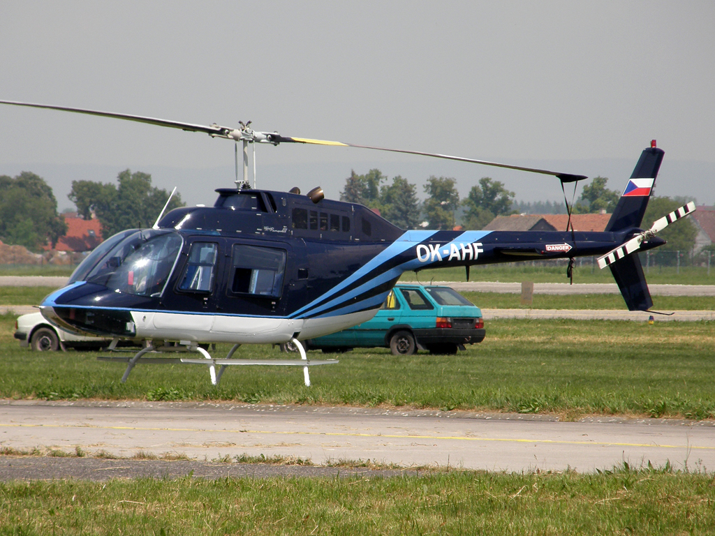 Bell 206B JetRanger II Blue Sky Service OK-AHF Hradec_Kralove (LKHK) May_21_2011
