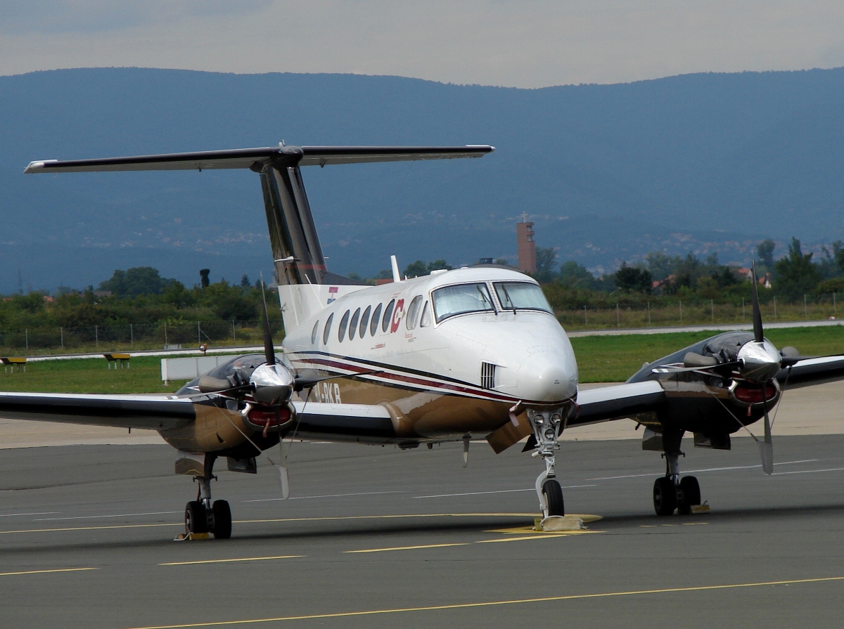 Beech 200 Super King Air Untitled 9A-BKB Zagreb_Pleso (LDZA) August_23_2009