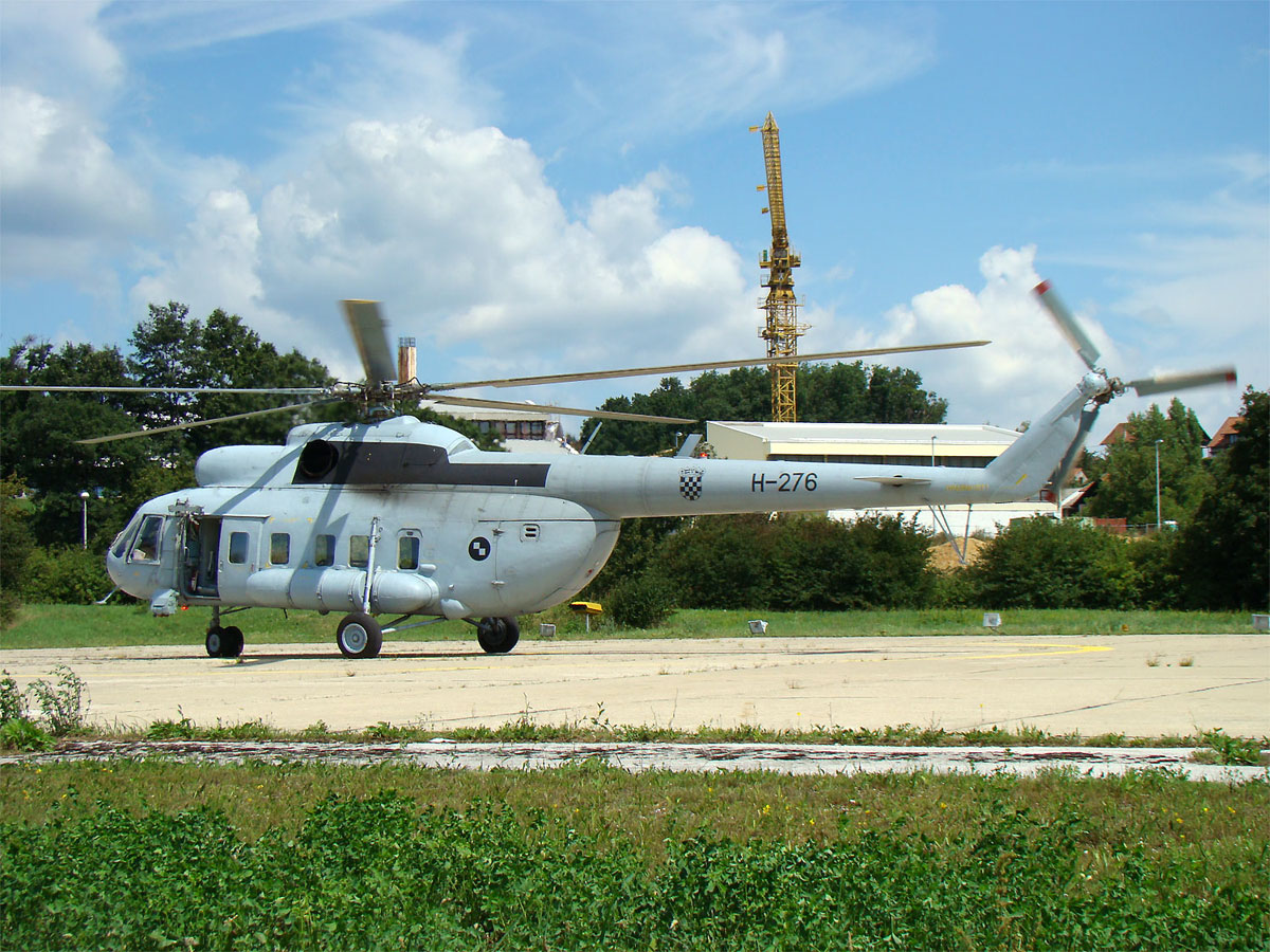 Mil Mi-8 HRZ H-276 Zagreb - KB Dubrava August_10_2008