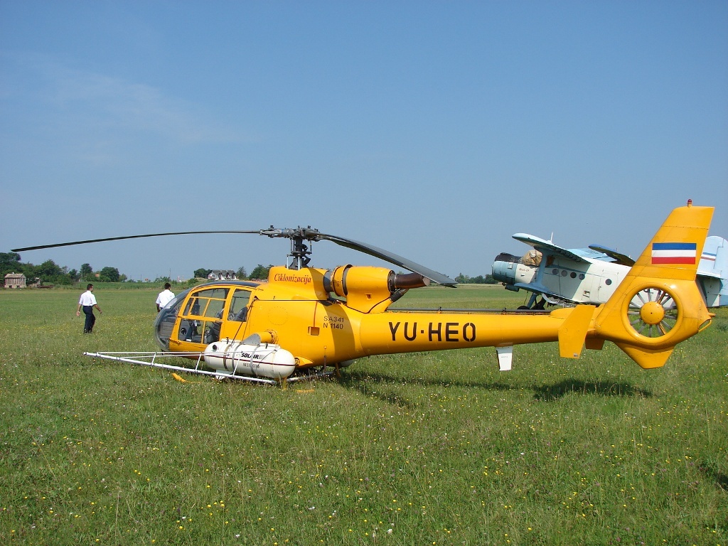 Soko SA-341 Gazelle, YU-HEO; Novi Sad-Cenej
