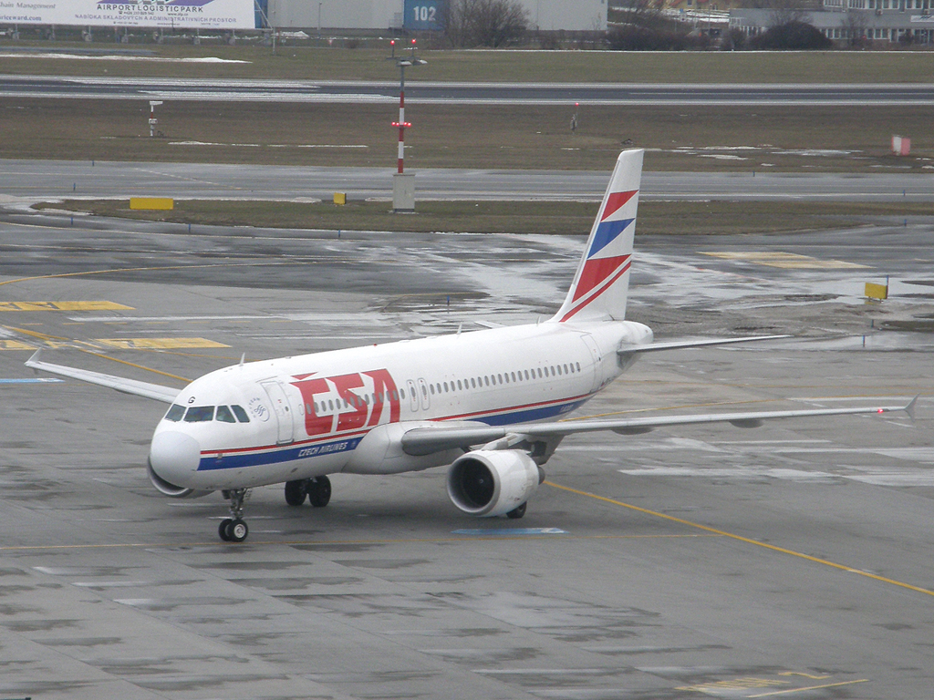 A320-214 ČSA - Czech Airlines OK-LEG Prague_Ruzyne February_26_2010