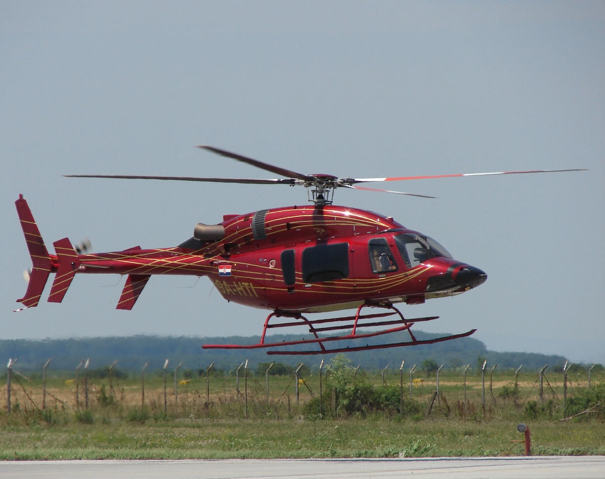 Bell 427 Agrokor 9A-HTI Osijek_Klisa (OSI/LDOS) June_15_2009