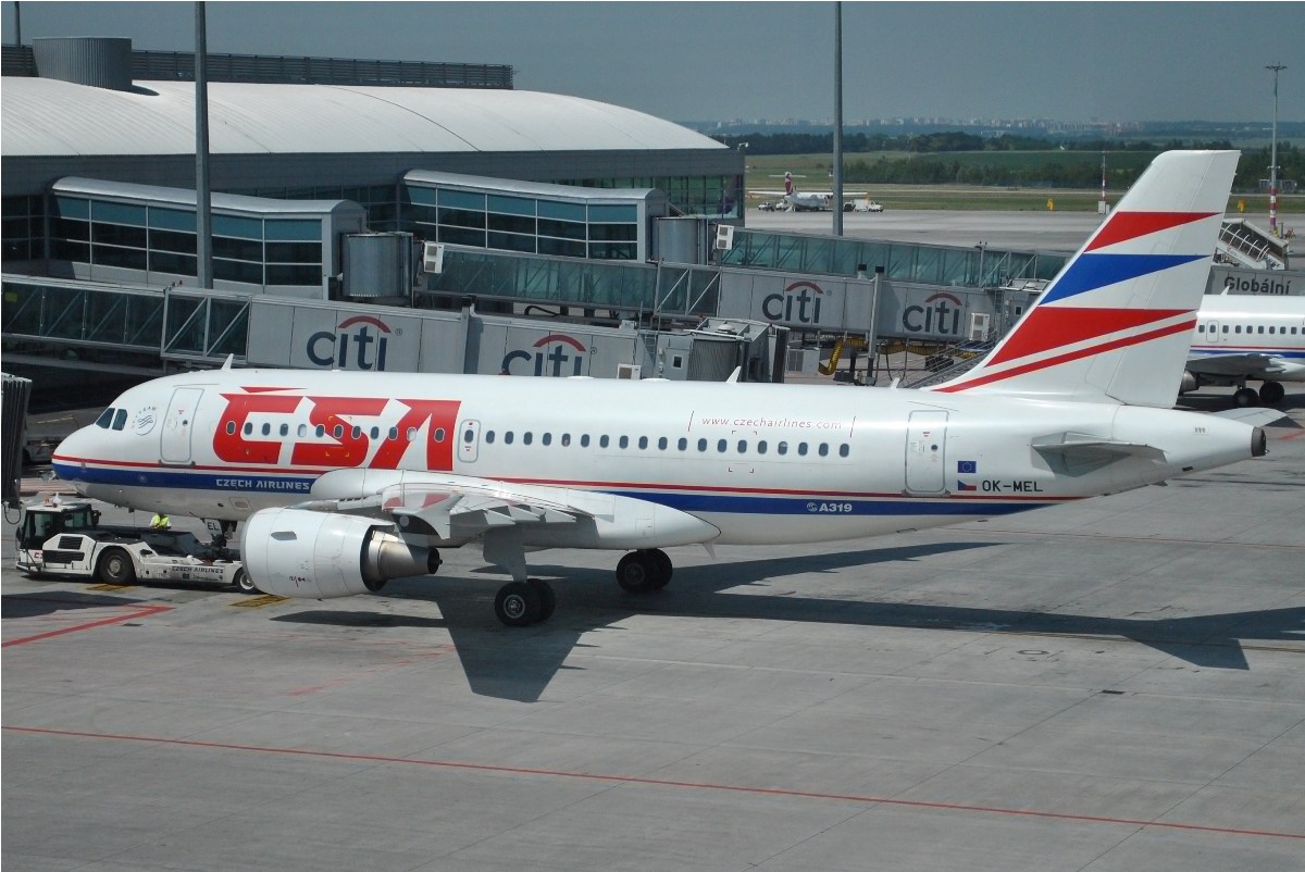 A319-112 CSA Czech Airlines OK-MEL Prague_Ruzyne (PRG/LKPR) July_03_2010