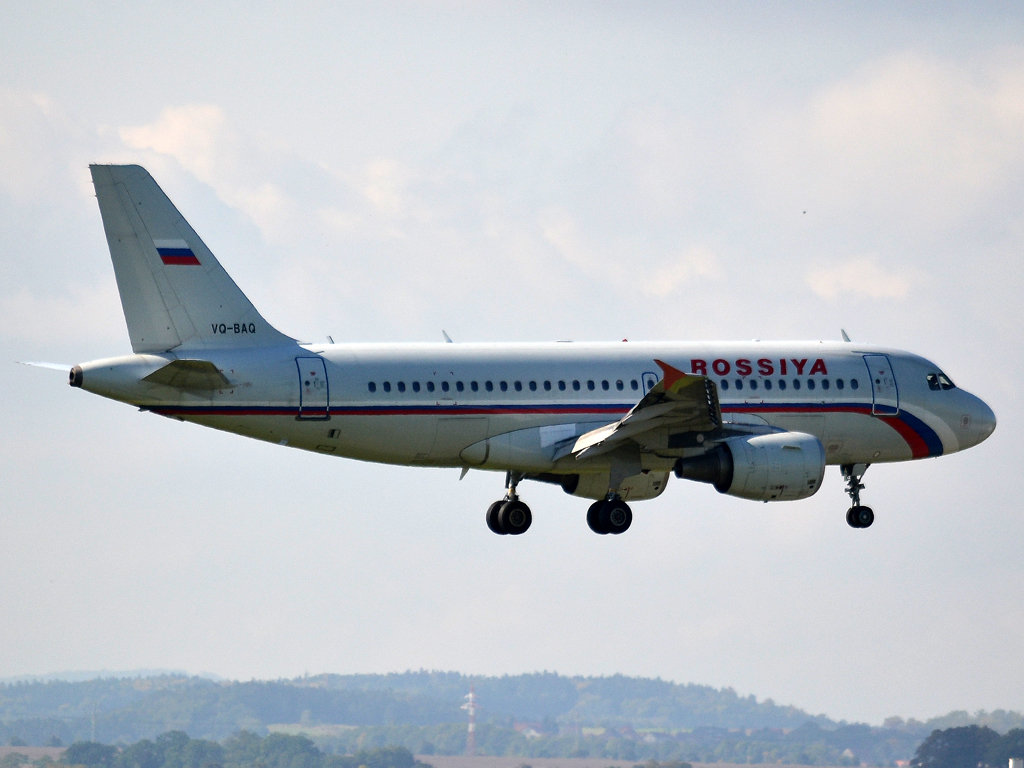 A319-112 Rossiya Russian Airlines VQ-BAQ Prague_Ruzyne (PRG/LKPR) September_30_2012