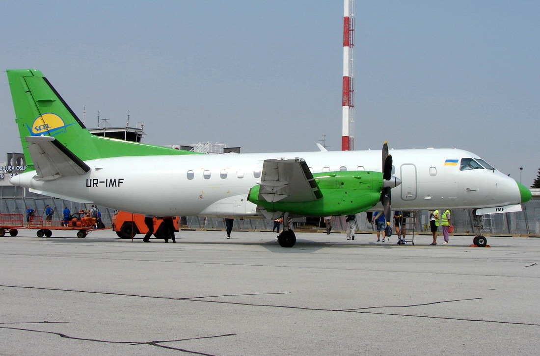 Saab SF-340B(QC) South Airlines UR-IMF Osijek-Klisa (OSI/LDOS) September_04_2012