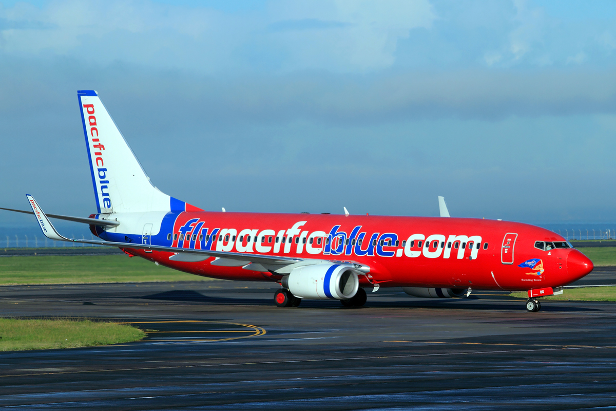 B737-8FE Pacific Blue Airlines ZK-PBG Auckland May_17_2010