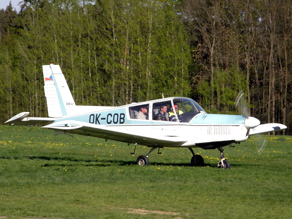 Zlin Z-43 Aeroklub Ceske Republiky OK-COB Plzen_Plasy (LKPS) May_01_2011