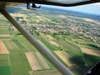 Pogled iz Cessne 172, 9A-DVJ na putu prema Borovu